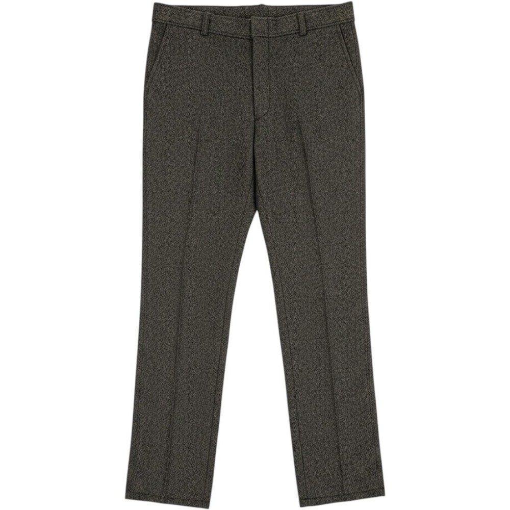 Wilderness New Zealand Mens 36 Wool Tweed Pants Gray Salt Pepper Straight Leg